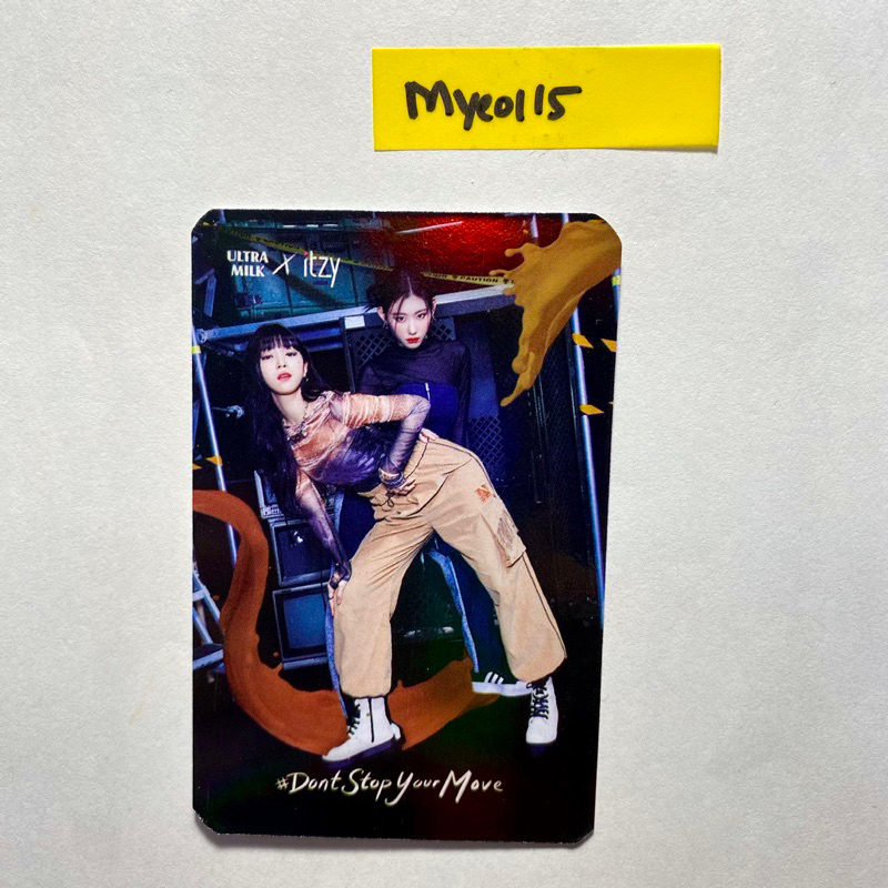 ITZY - Ultramilk Photocard PC Unit Ryujin Chaeryeong