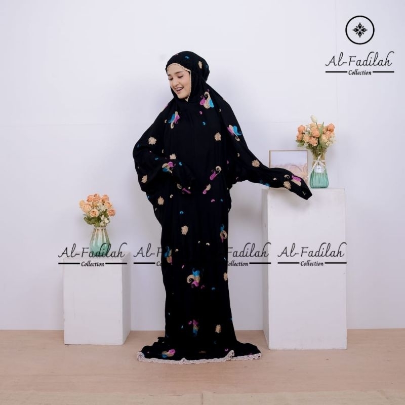 Mukena Terusan Dewasa Rayon Premium Bordir Starla