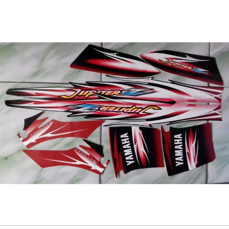 Stiker striping motor yamaha jupiter z 2007