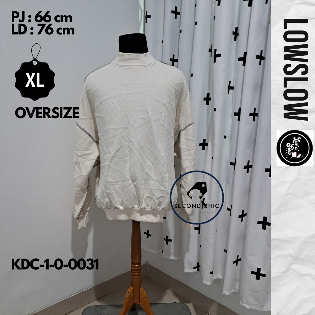 Crewneck LOWSLOW ORIGINAL | Crewneck Pria | Sweater LOWSLOW | Crewneck branded | Sweater branded