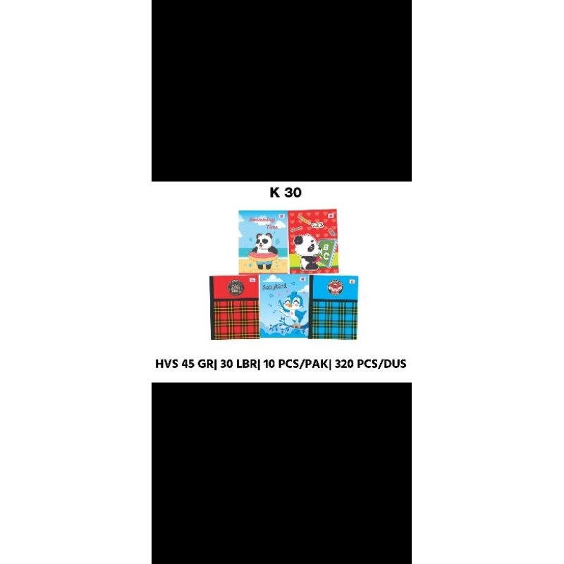 

Buku Tulis Tiara 30 Lembar ( KWARTO )