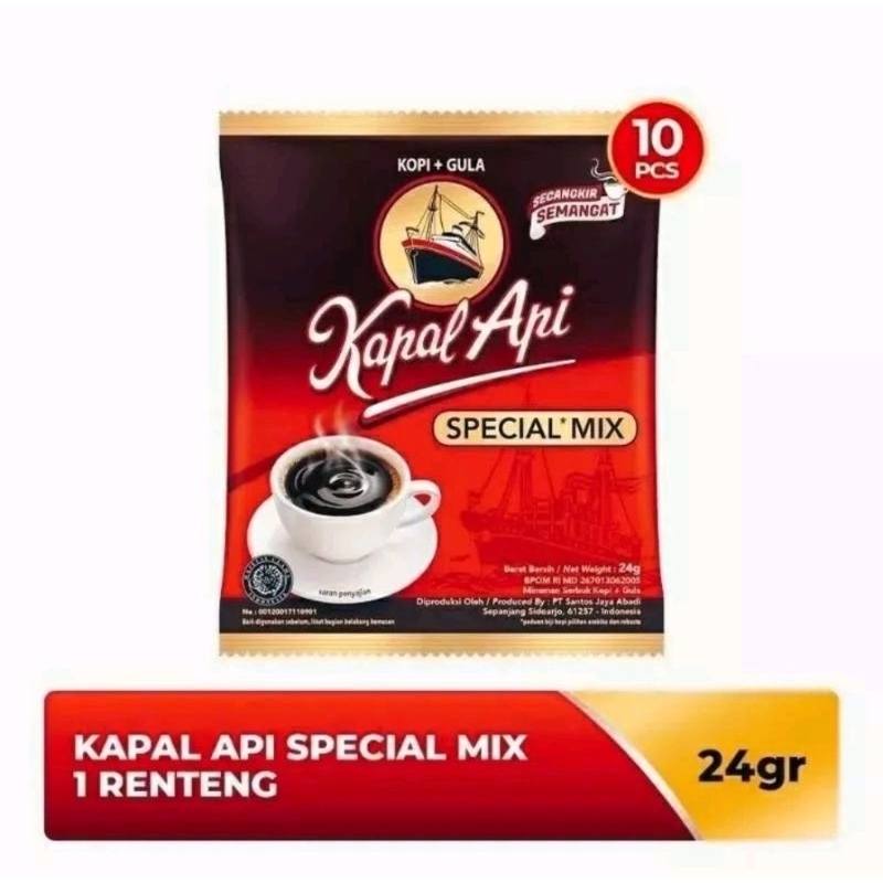 

Kopi Kapal api special Mix 10 sachet