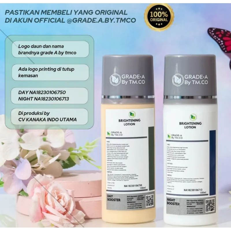 HB LOTION GRADE A BY TMCO BOOSTER PEMUTIH BADAN BPOM