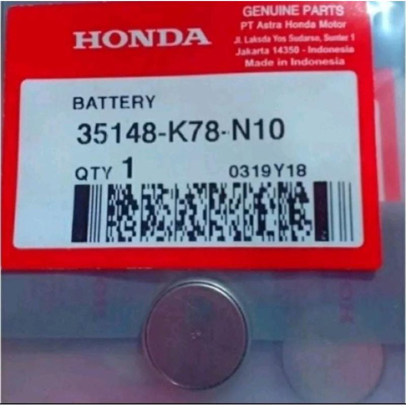 battery batre remot batu remot pcx 150 adv 150 vario 150 53148-k78-n10