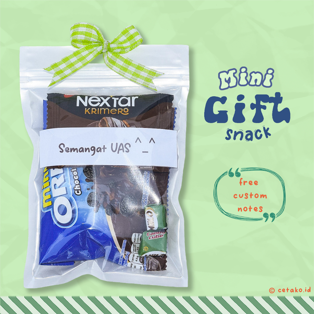 

Freebies Mini Gift Snack Bisa Custom Notes MG-005