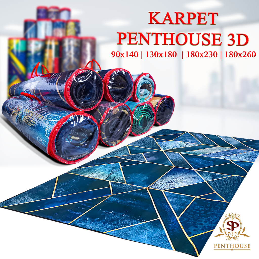 Penthouse Karpet 3D 130X180CM