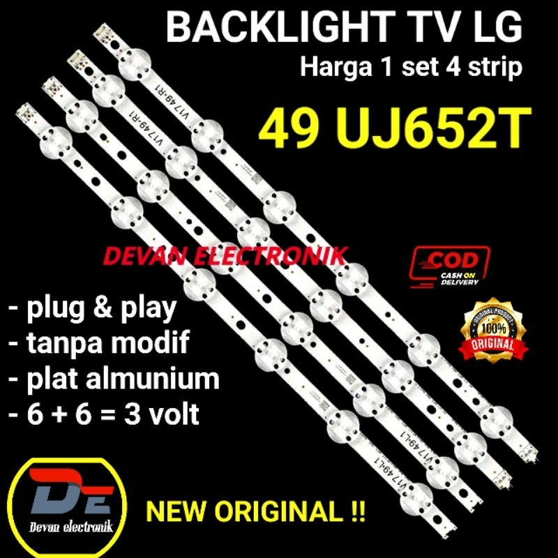 BL LG 49UJ652T - Lampu led backlight LG 49uj652t - lampu led tv lg 49uj652 led backlight LG 49UJ652T