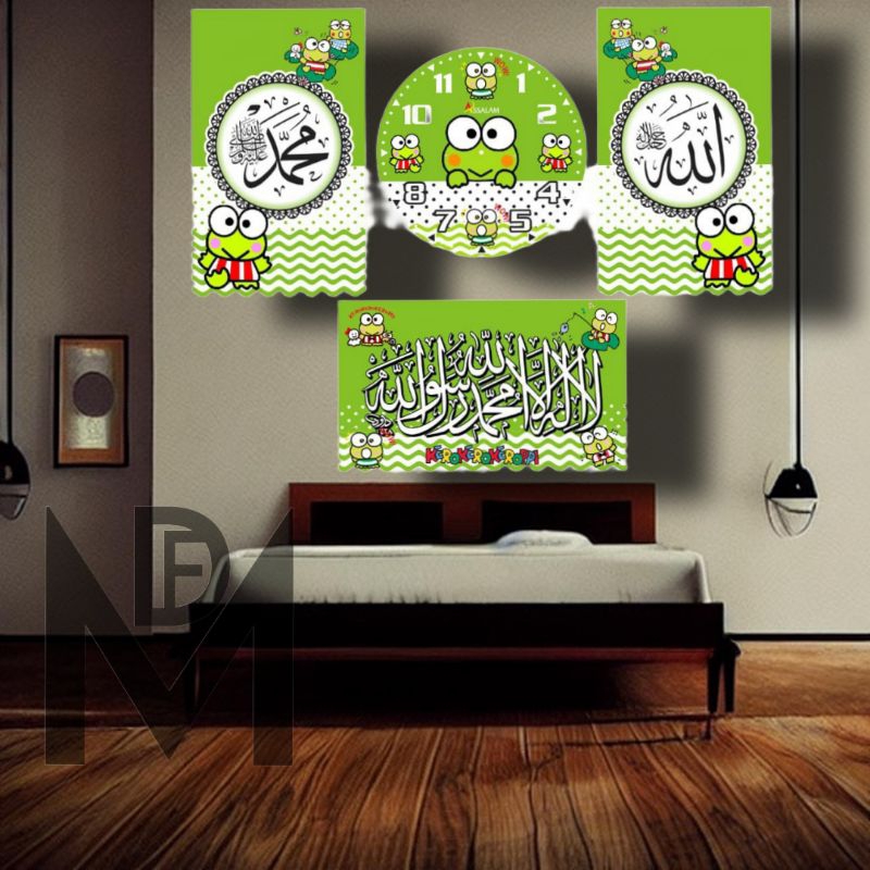 Jam Kaligrafi | jam karakter | Jam Keropi | Jam Doraemon | Jam Hello Kitty | Jam Dinding Unik | Wall