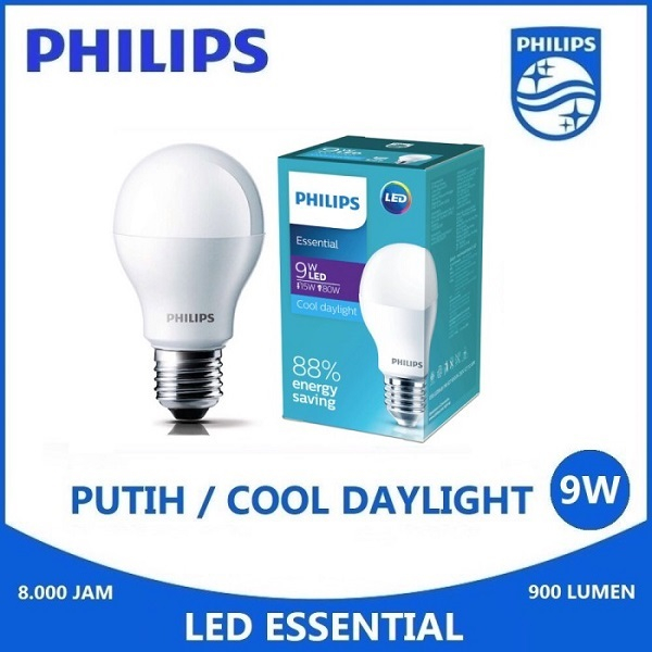 Philips 9w LED Essential Putih
