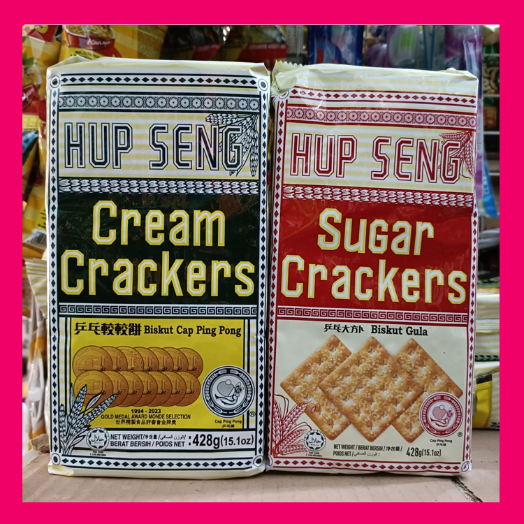 

Hup Seng Cream Crackers Biskuit Krim Asin Original Malaysia 428g