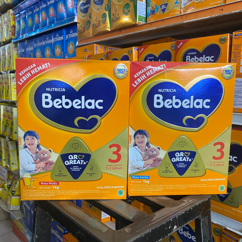 BEBELAC 3 1kg MADU/VANILA
