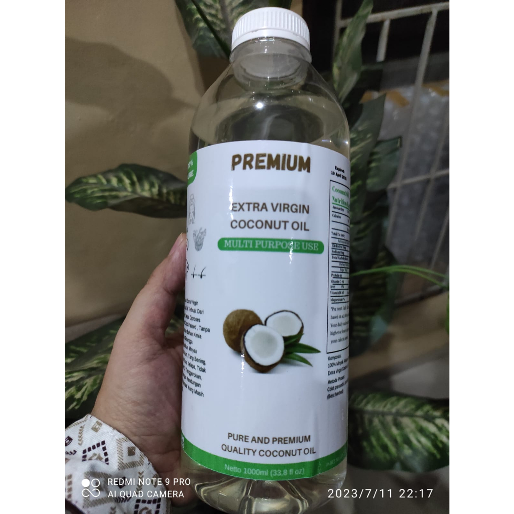 

PREMIUM Virgin Coconut Oil 1 liter VCO 1000 ml