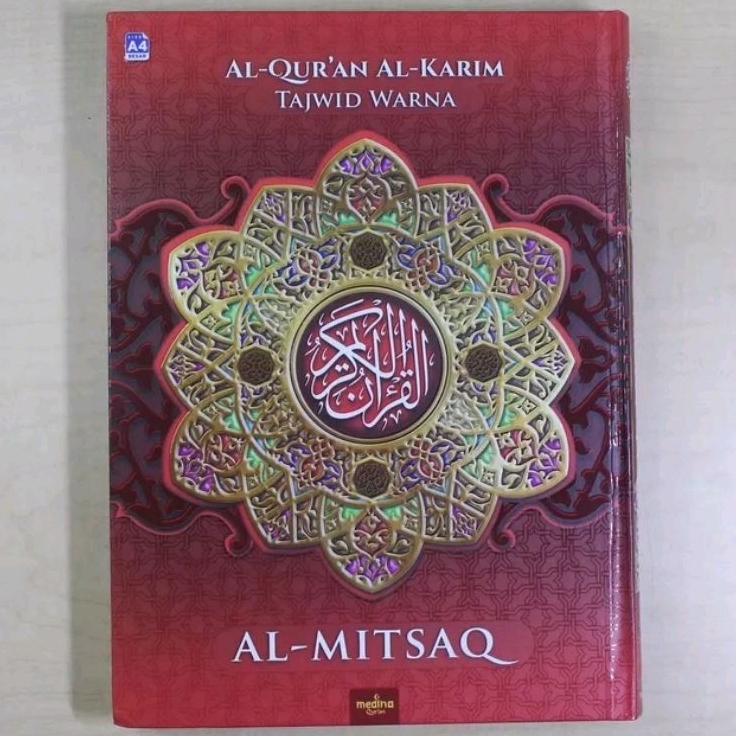 mushaf alquran tajwid warna non terjemah Al mitsaq A4 besar