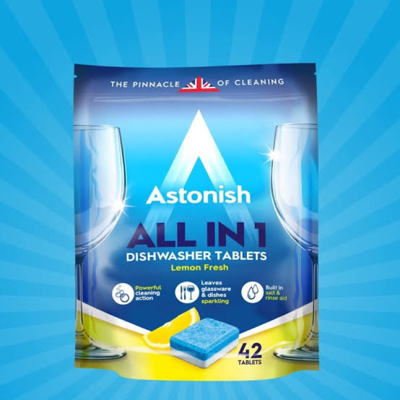 ASTONISH ALL IN 1 Dishwasher Tablet Kemasan repack