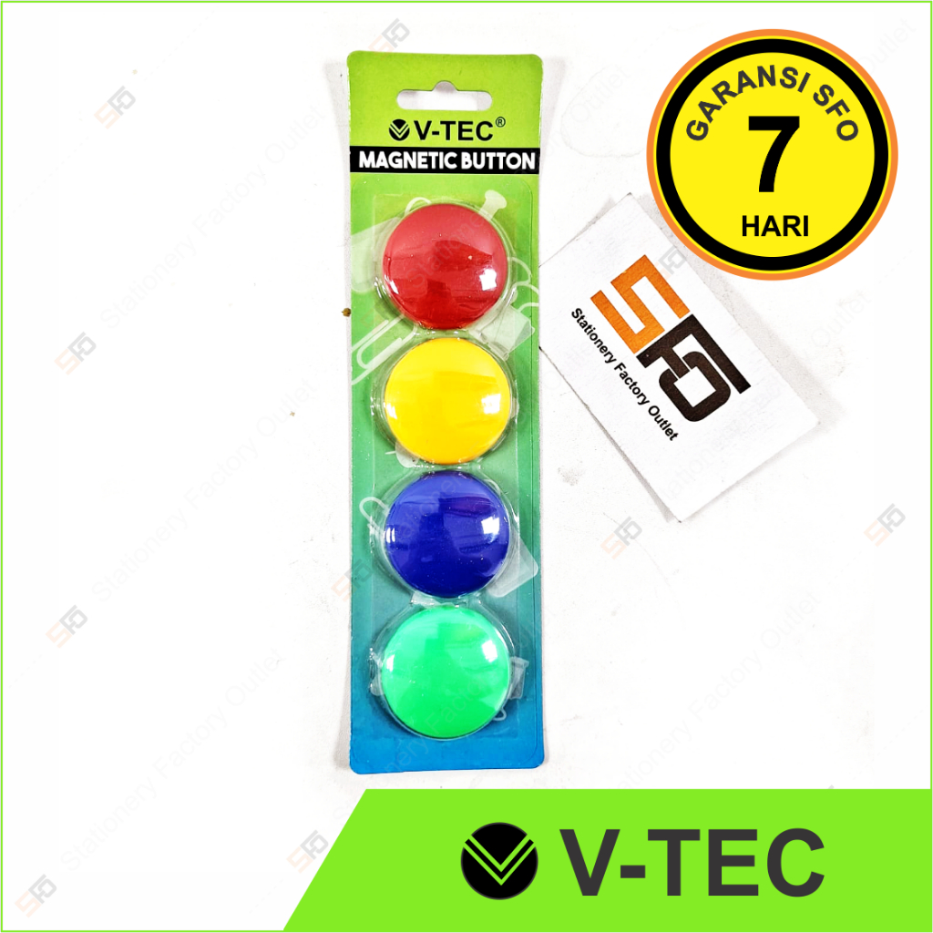 

Magnet Papan Tulis Besar V-Tec isi 4 - VT-MB40S