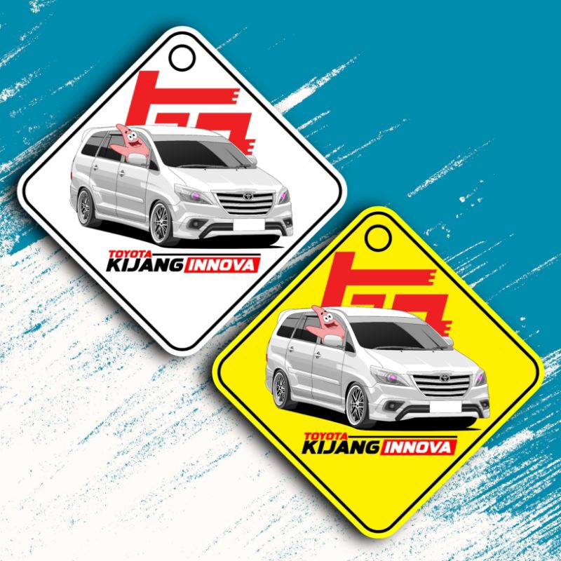 Gantungan kaca mobil acrylik kijang Innova vol l