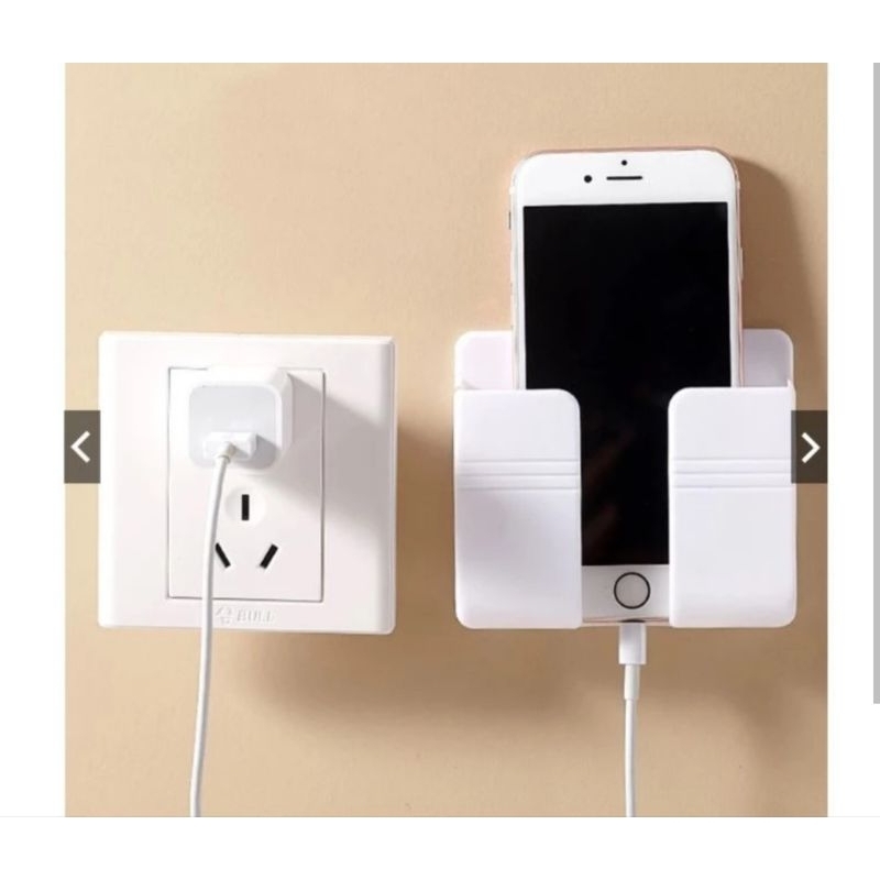 Rak Charger Q1 Rak Charger 2 Kait Handphone Rak Remote Multifungsi Tempel