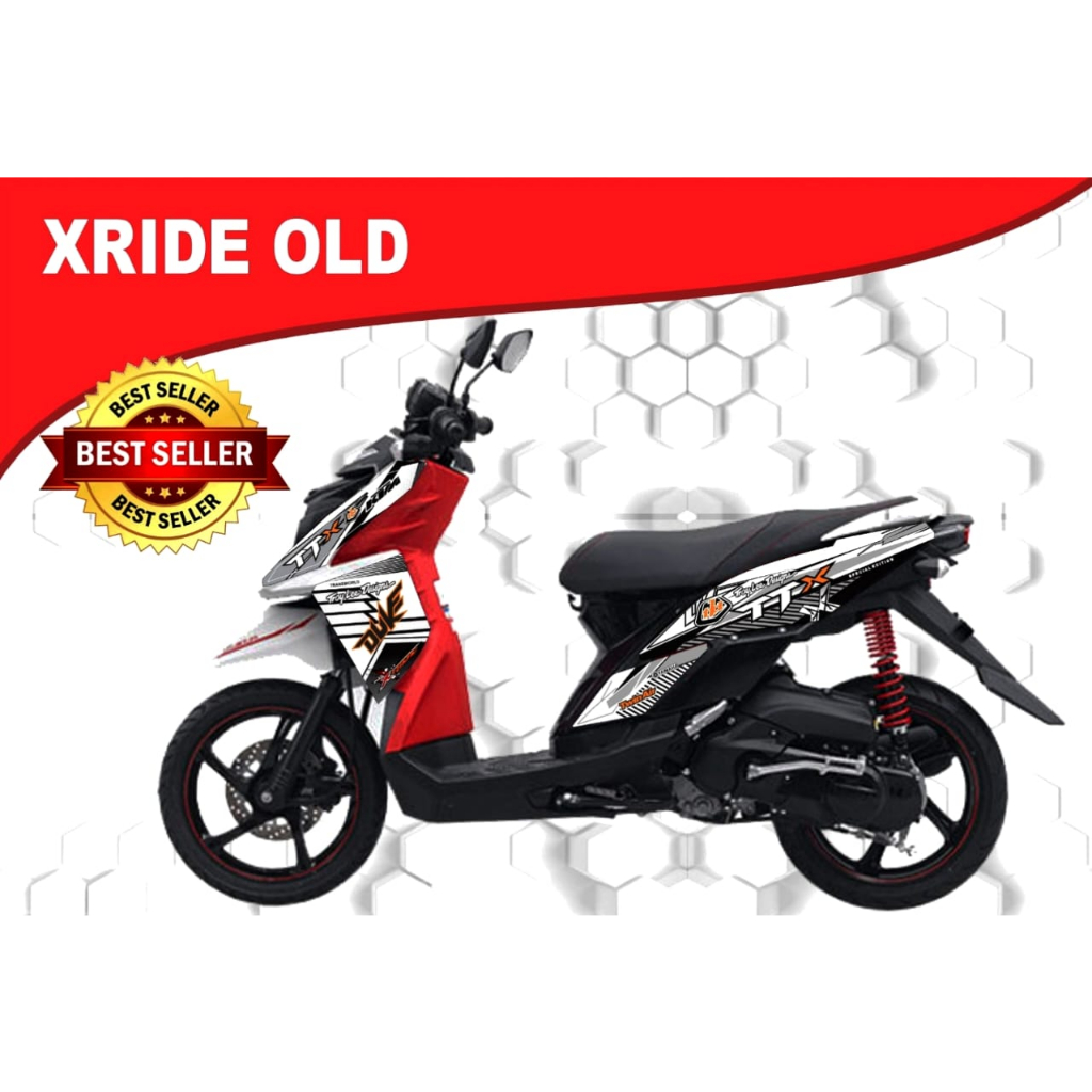 STRIPING VARIASI YAMAHA XRIDE/STIKER DECAL XRIDE