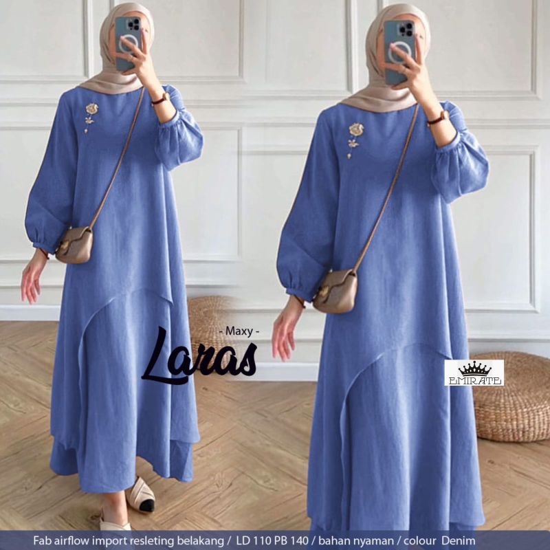 LARAS MAXY GAMIS POLOS - bhn Airflow premium