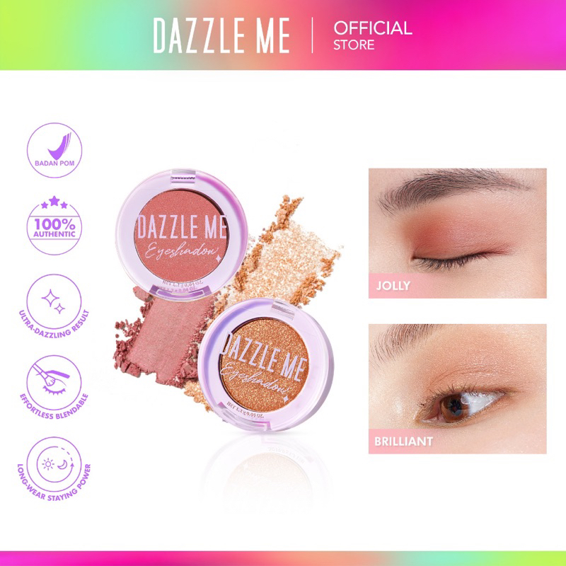 [BPOM] DAZZLE ME POV EYESHADOW / GLITTER EYESHADOW MURAH BPOM DAZZLE ME EYESHADOW PALLETE