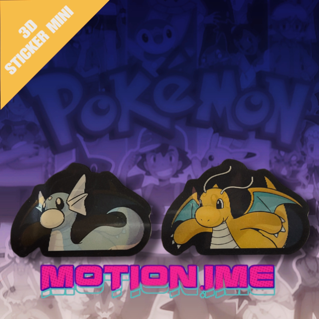 3D Sticker Mini Lenticular Pokemon