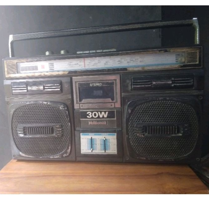 Radio Tape National Bombox Jadul , Radio jadul , Radio lawas , Radio antik Vintage