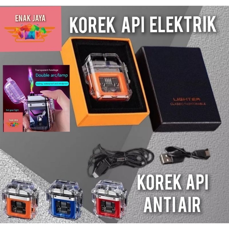 COD-KOREK API TRANSPARAN USB LED/KOREK API TUNGSTEN ELEKTRIK