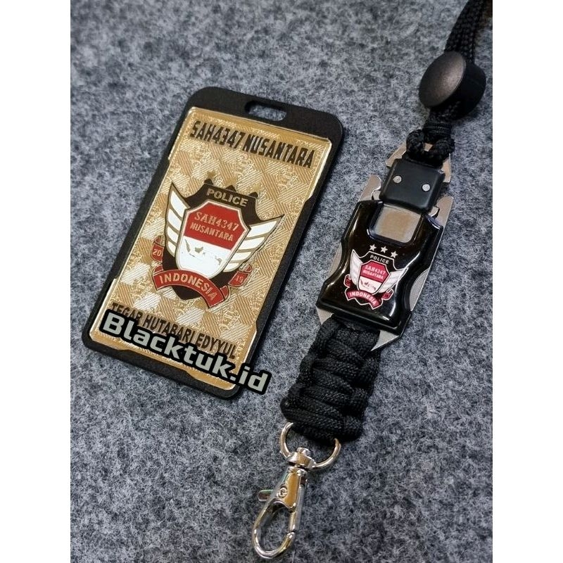 

plat name tag tanda pengenal logo letting SAHABAT NUSANTARA full set