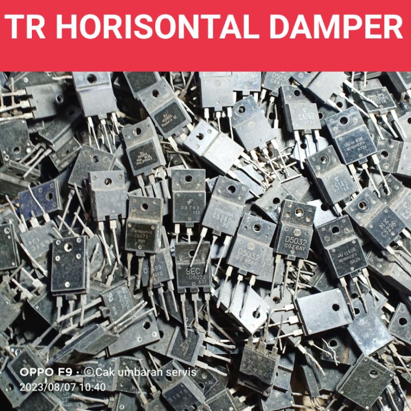 TRANSISTOR HORISONTAL CABUTAN TV / MONITOR