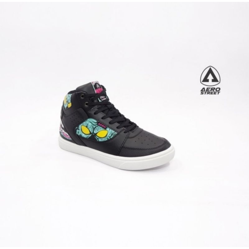 Aerostreet Hoops x Ajiwal Putih Hitam Tosca  - Size 43