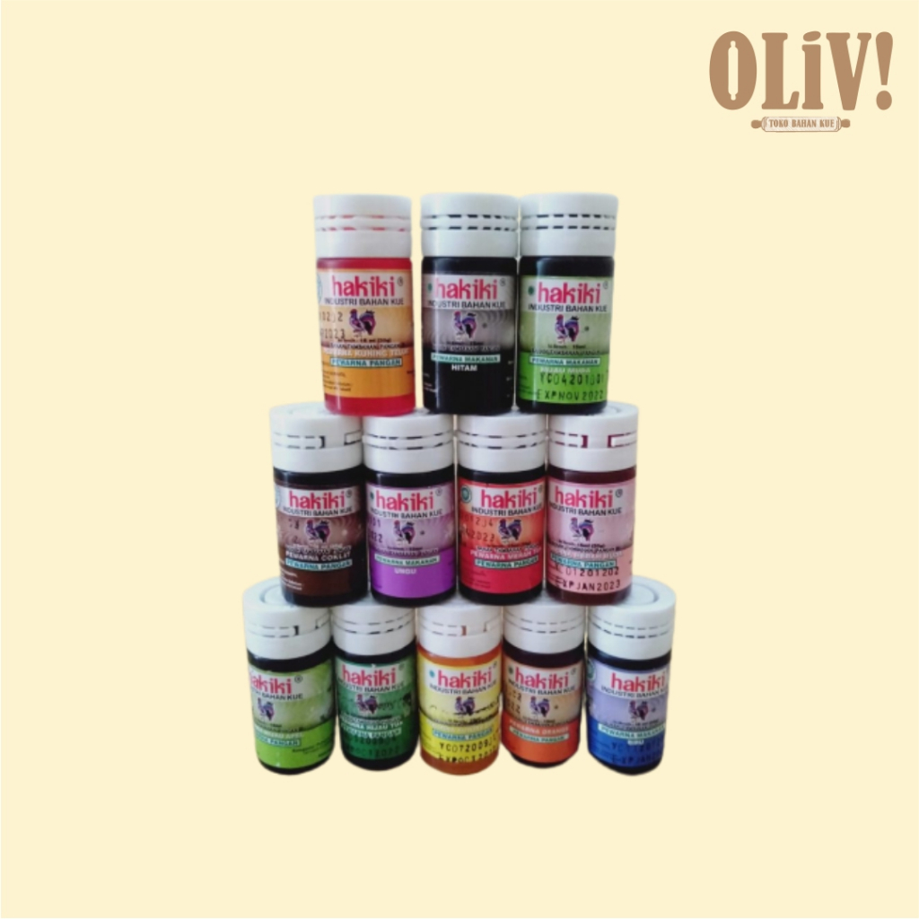 

HAKIKI PEWARNA MAKANAN AYAM SUMBA 15ML / FOOD COLOURING