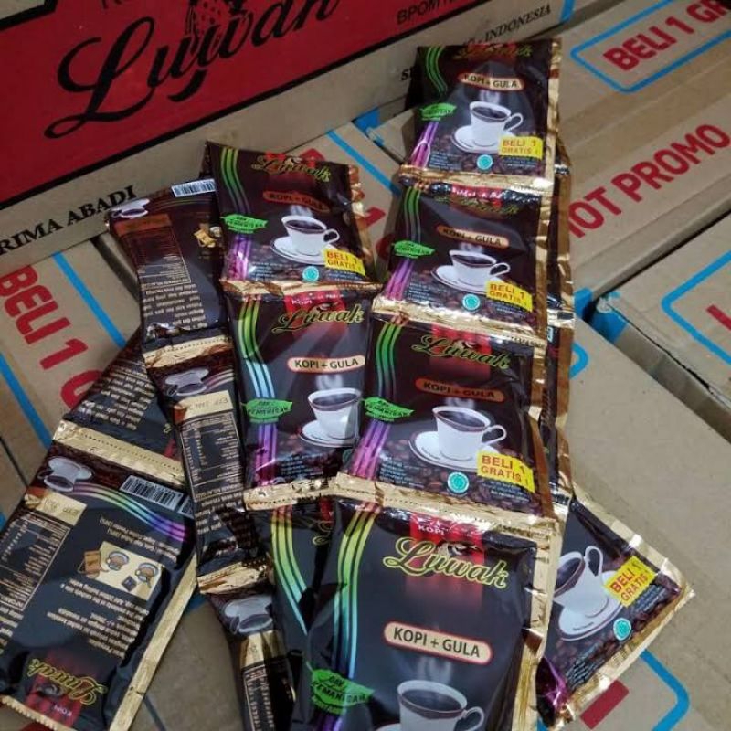 

kopi luwak kopi + gula 18pcs