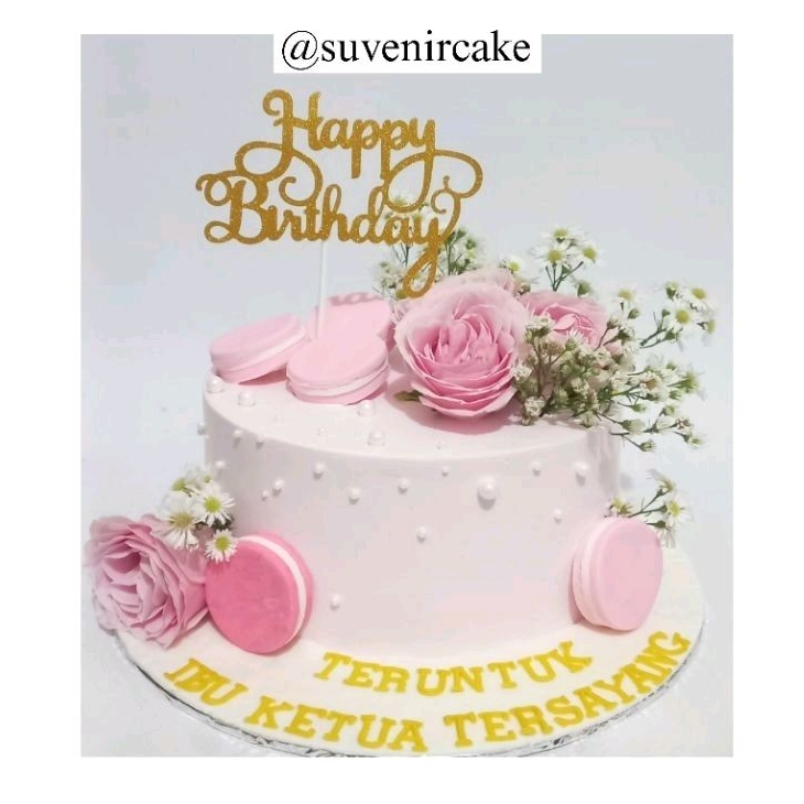 

Cake flower/Flower cake/Kue ulang tahun flower/kue ultah flower/flower