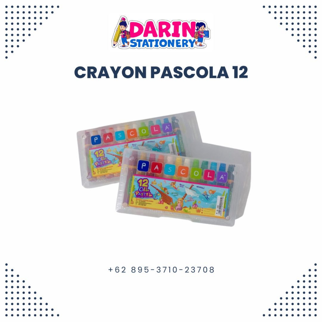 

Pascola Oil Pastel 12 / Set ( Crayon / Pewarna / Coloring )