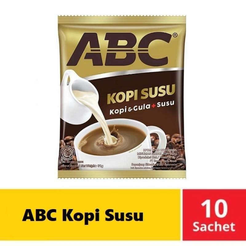 

ABC Kopi Susu Isi 10 Sachet