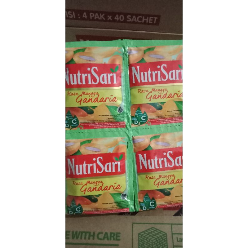 

Nutrisari Rasa Mangga Gandaria 1 Renteng isi 10 sachet