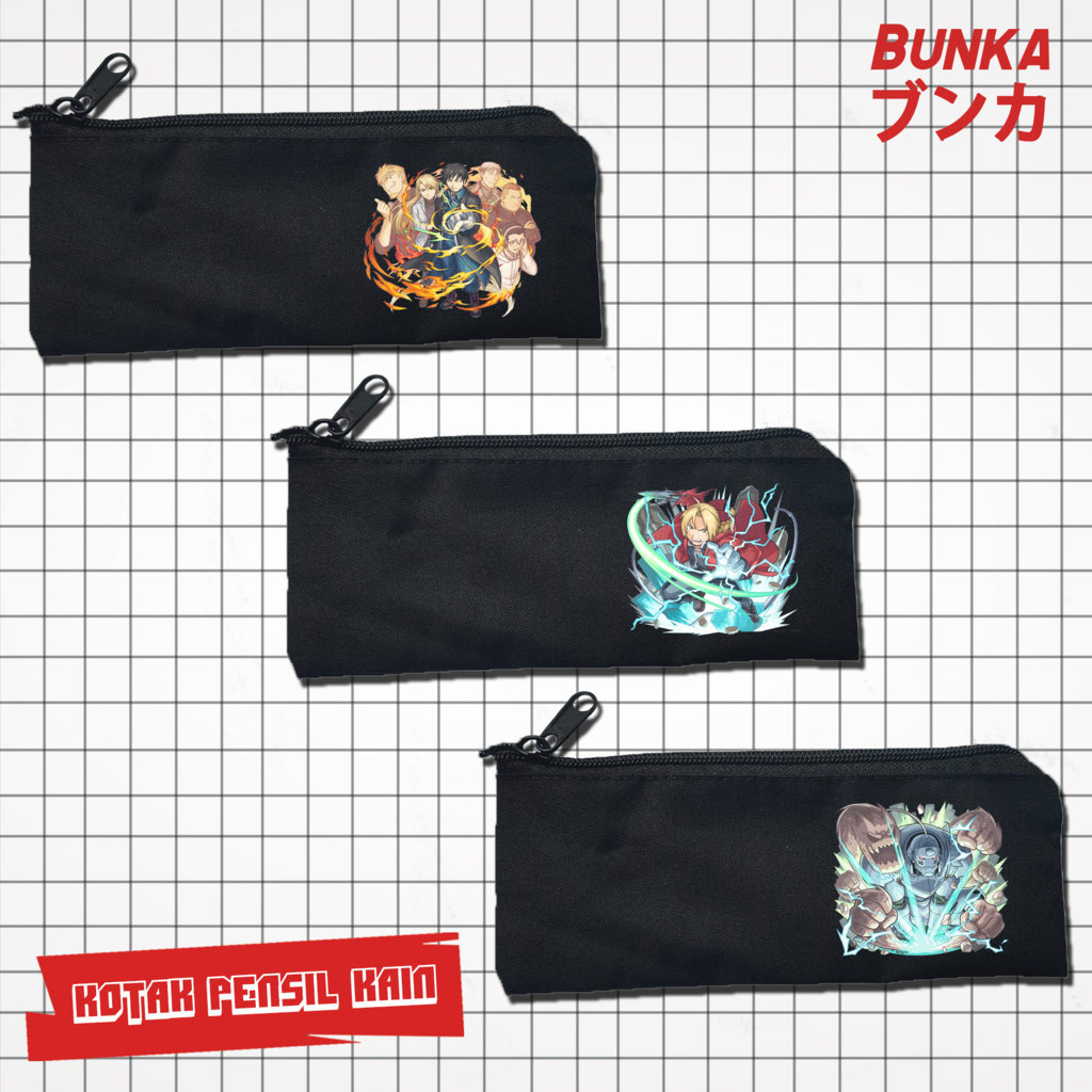 

Pouch Tempat Pensil Anime Fullmetal Alchemist Murah Bahan Kain Souvenir Pernikahan Bisa Bayar Ditempat cod