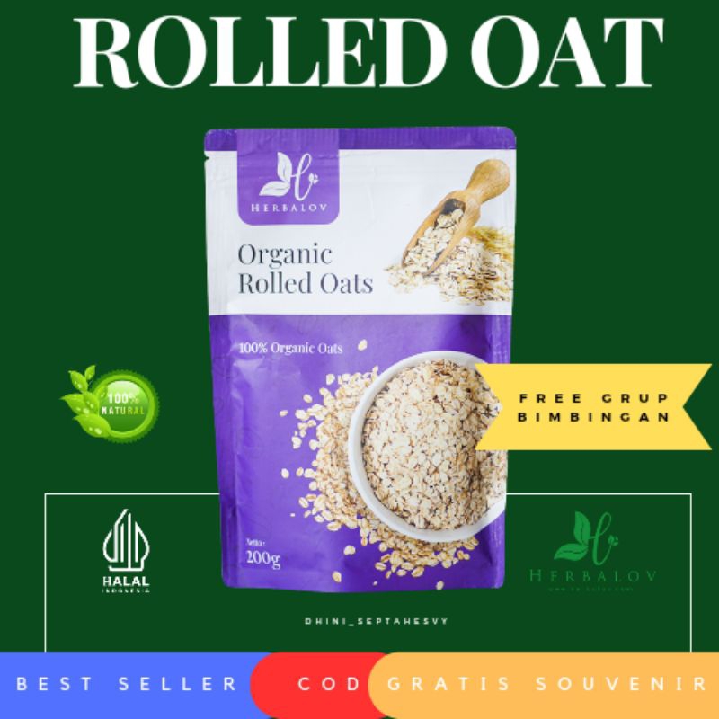 

ROLLED OAT MAKANAN SEHAT BY HERBALOV