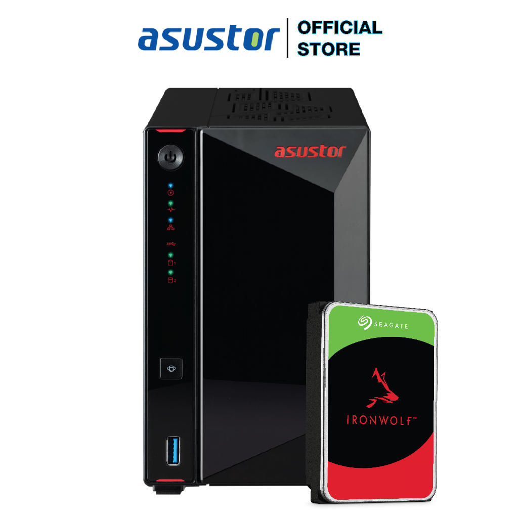[Bundle] ASUSTOR AS5402T + Seagate IronWolf HDD / Hardisk NAS
