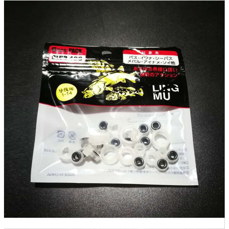 Ring Guide Keramik Tegek Kolong Karet Silica Isi 14