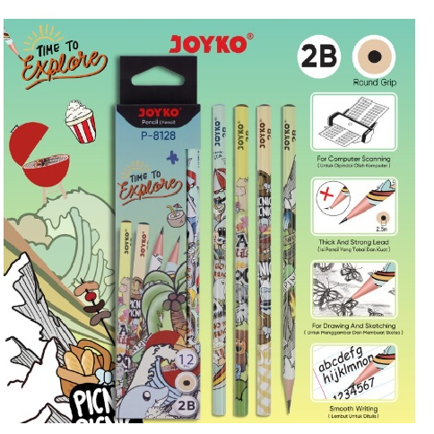 

[ARION STORE] Pensil Rautan Joyko P-8128 Explore / Pensil Murah Joyko [PAX]