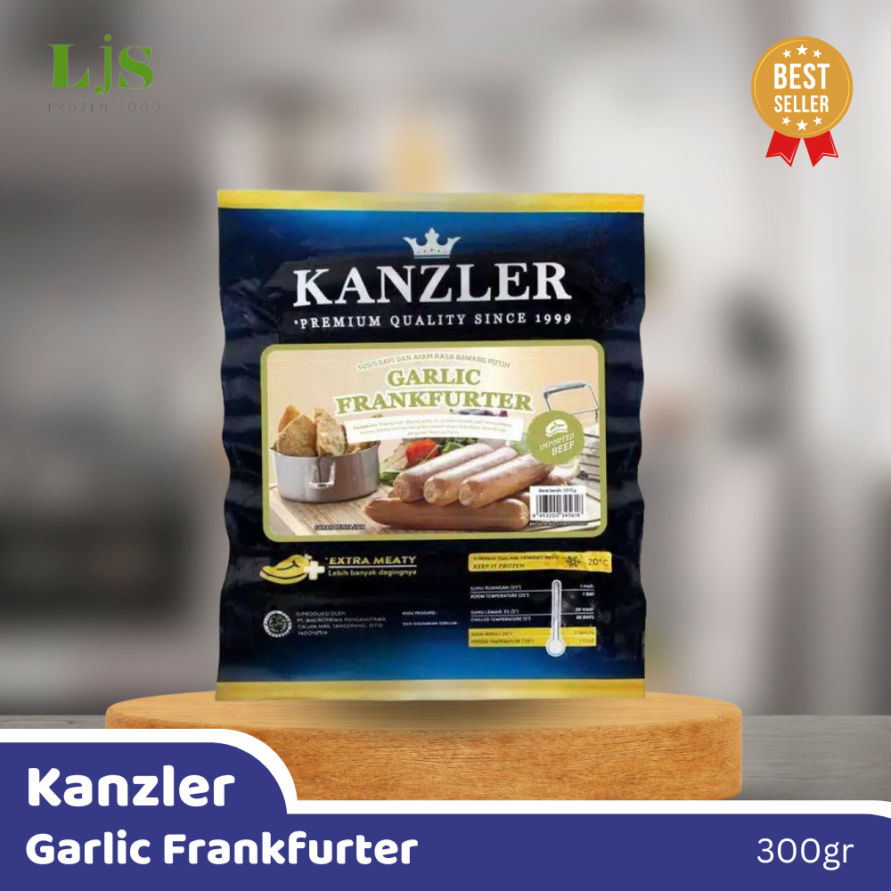 

Kanzler Garlic Frankfurter 300gr