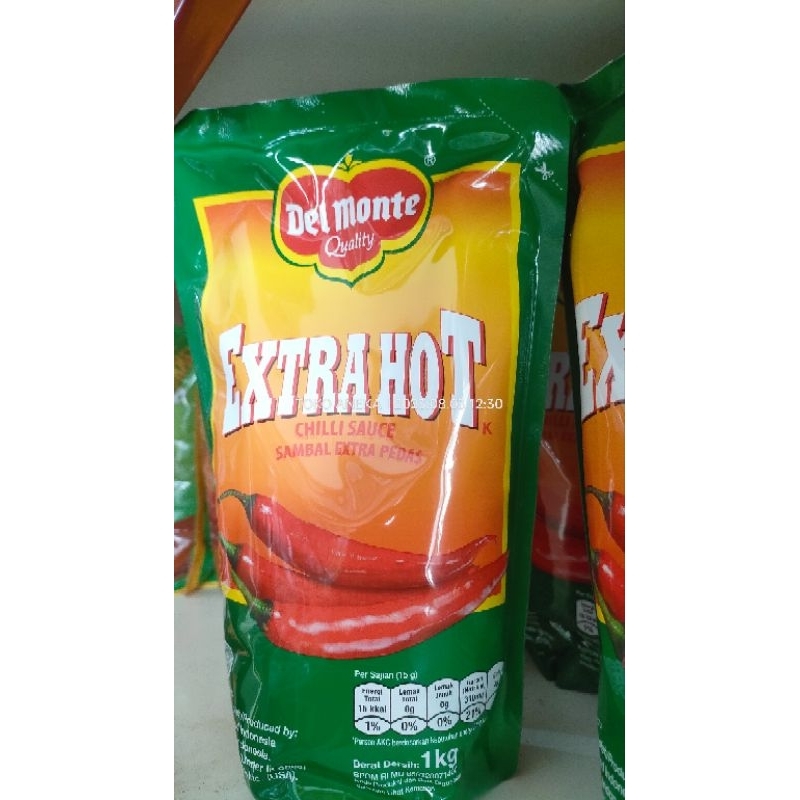 

SAOS DELMONTE EXTRA HOT 1000GRAM/1KG