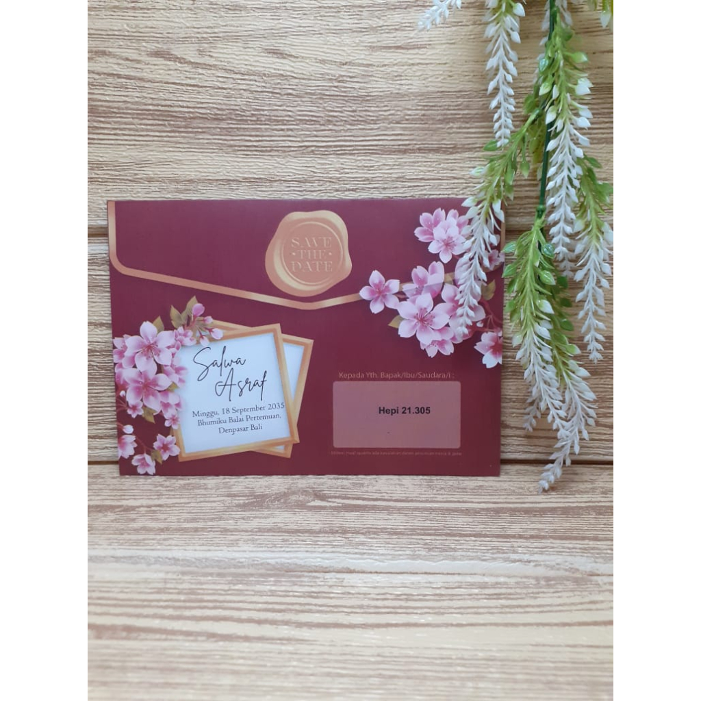 Blangko Undangan Hepi 305 Murah