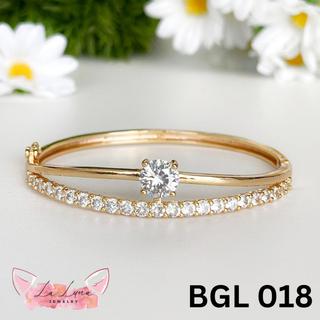 BGL 018 XUPING ASLI GELANG BANGLE LAPIS AMIS DOUBLE BLINK