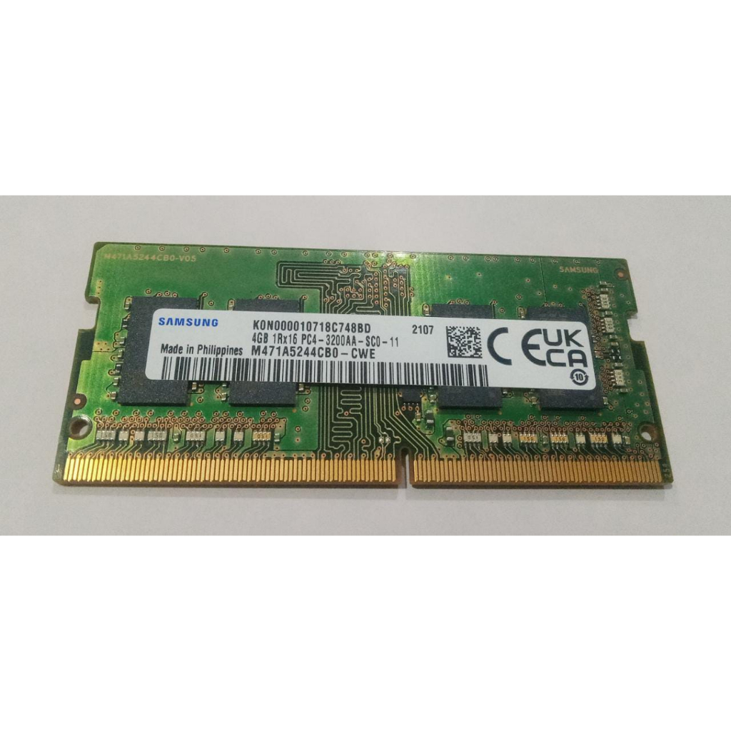 Ram samsung ddr4 4gb 3200mhz sodimm 3200 mhz