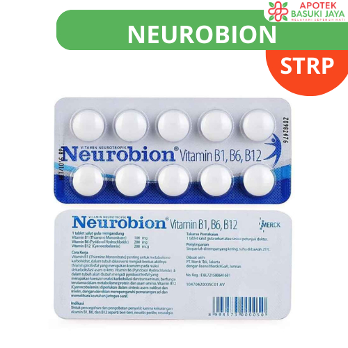 NEUROBION PUTIH | vitamin neurotropik b1 b6 b12| kebas kesemutan