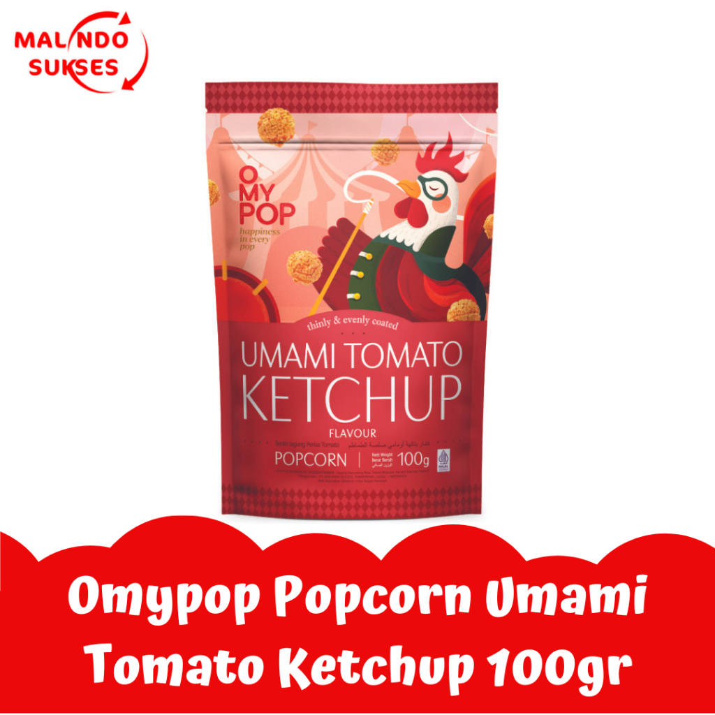 

Omypop Popcorn Tomato Ketchup 100gr
