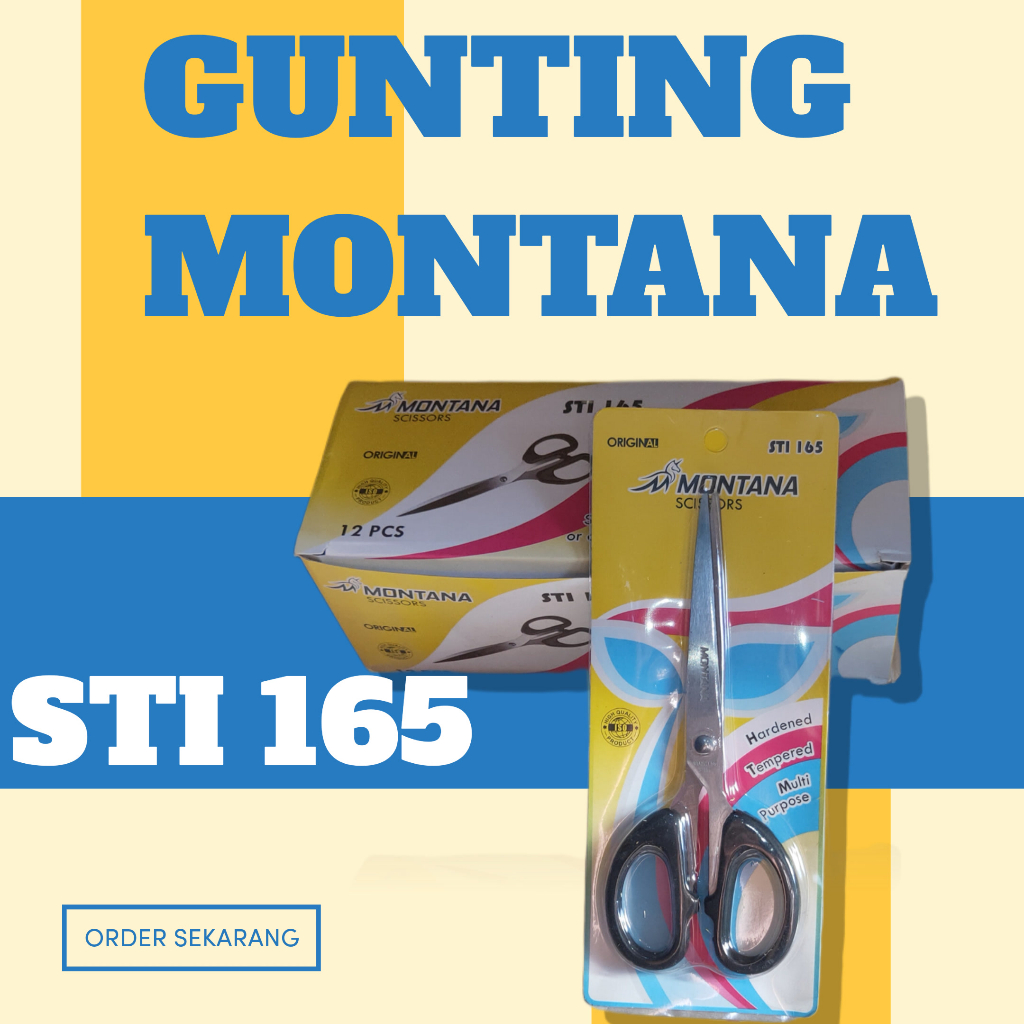 

Gunting MONTANA STI 165/ Gunting Ukuran Sedang