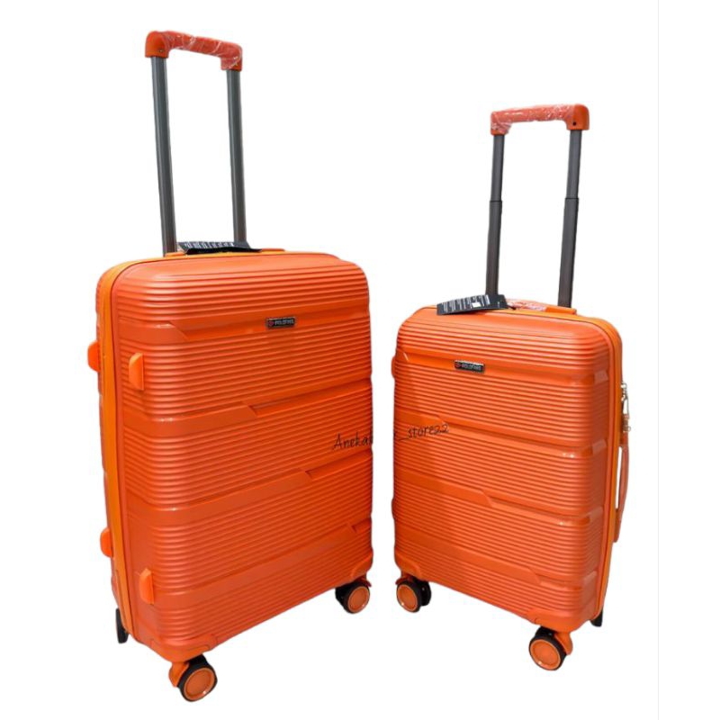 Koper Set 2 in 1 ( 20+24 inch ) - Fiber PP Premium/Koper Kabin/Koper Bagasi/Koper Set